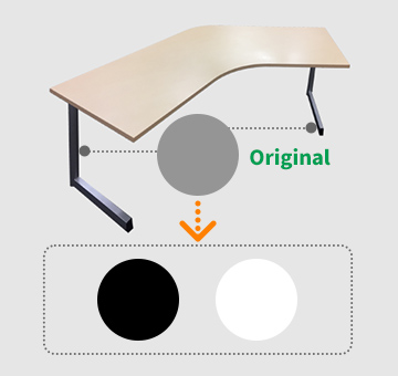 フレーム(脚)の色変更