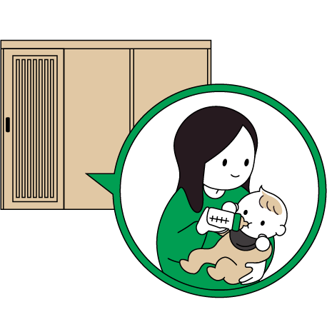 周りの目や声など気にせず休憩や仮眠をとることが出来ます。